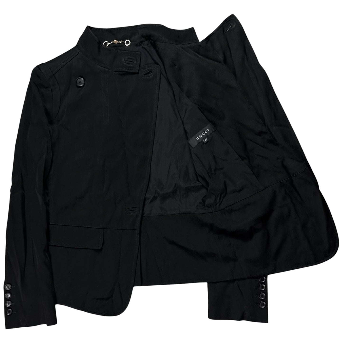 Gucci by Frida Giannini Asymmetric Multi Button Lapel Blazer - AW12