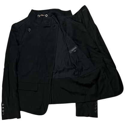 Gucci by Frida Giannini Asymmetric Multi Button Lapel Blazer - AW12
