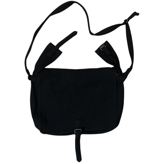 Ann Demeulemeester Dual Strap Messenger Wool Bag