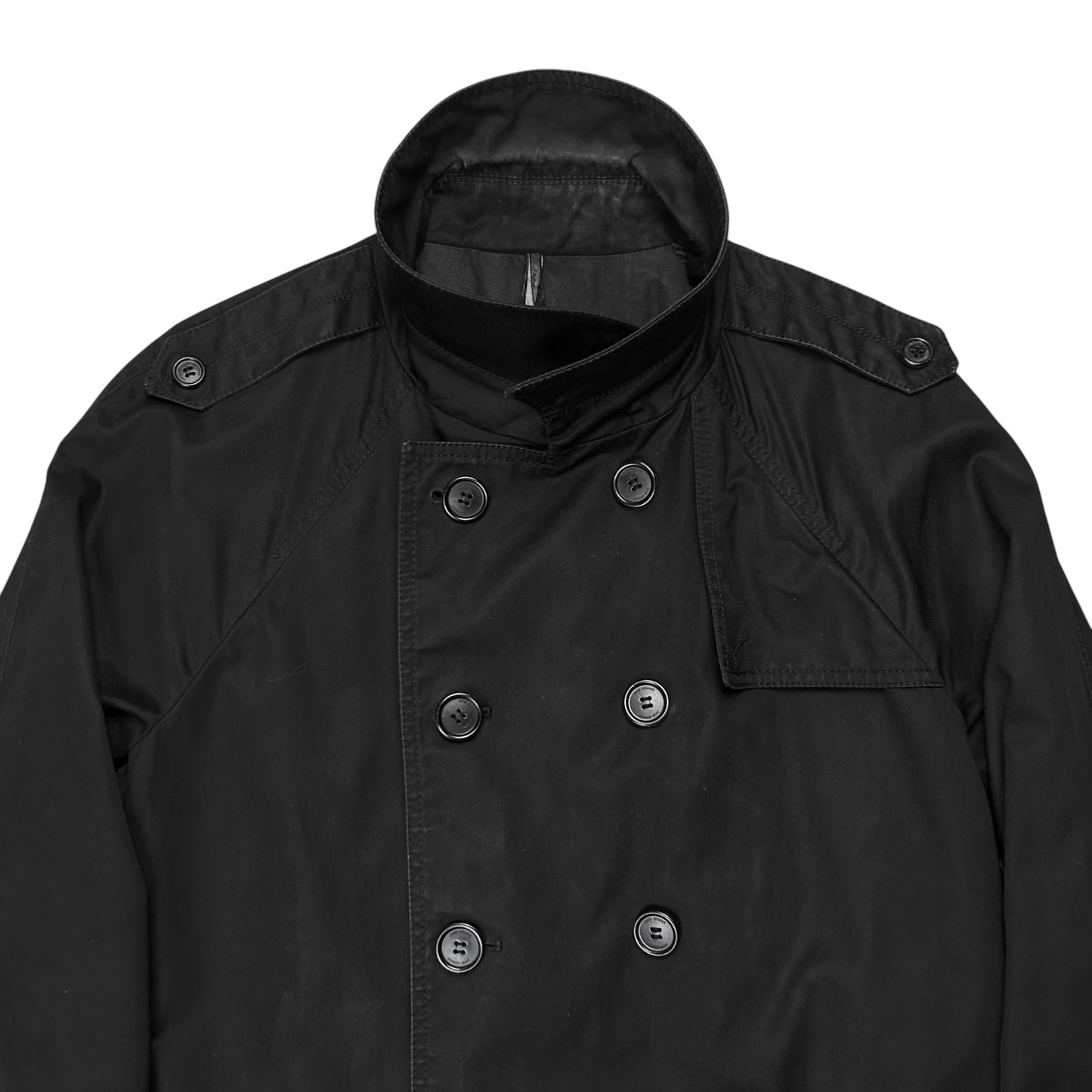 Dior Homme Back Pleated Military Trench Coat - AW08