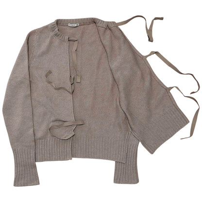 Prada Bow Tie Cashmere Cardigan - AW10