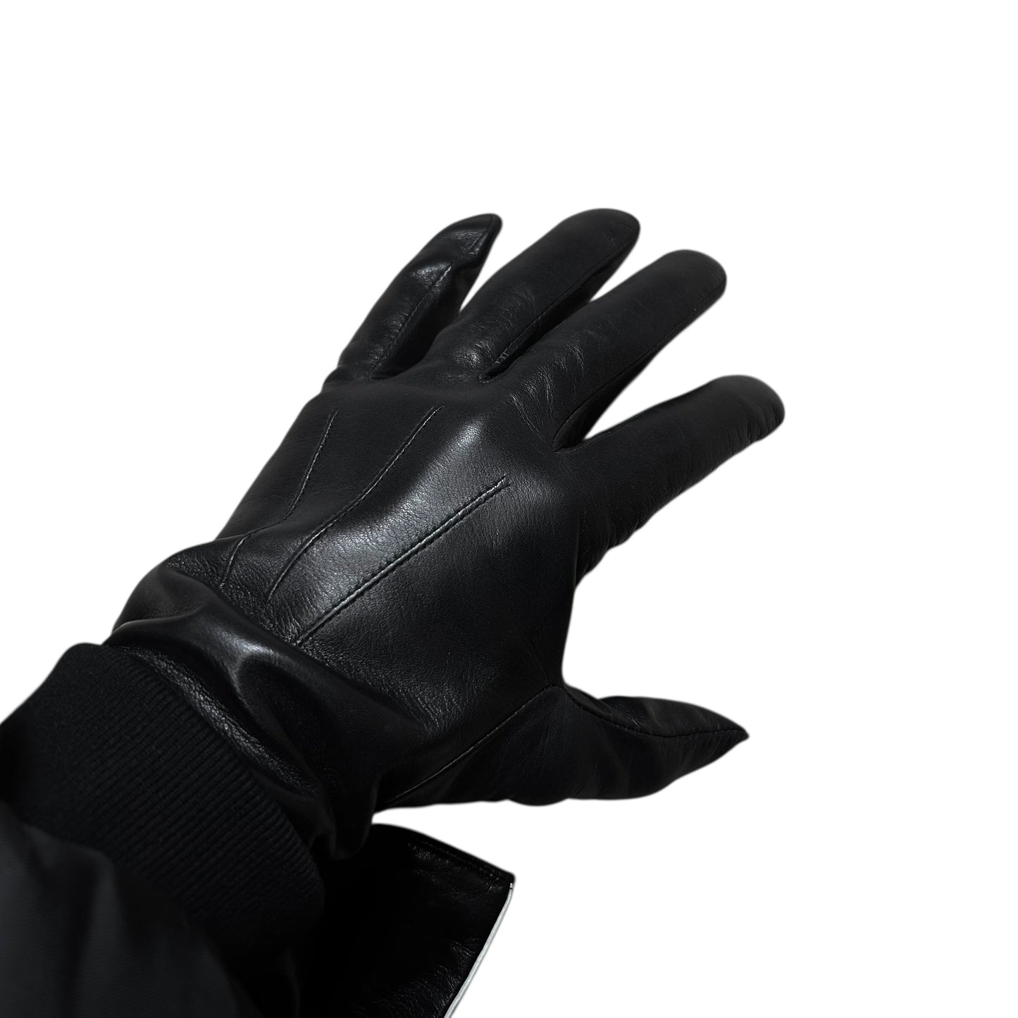 Dirk Bikkembergs Contrast Trimmed Sheep Leather Gloves