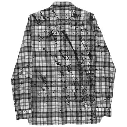 Kris Van Assche Paint Splatter Flannel Shirt - SS11