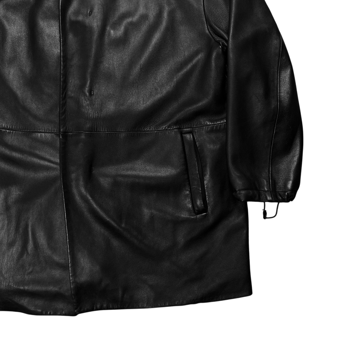 Jil Sander Faux Leather Car Coat - AW12