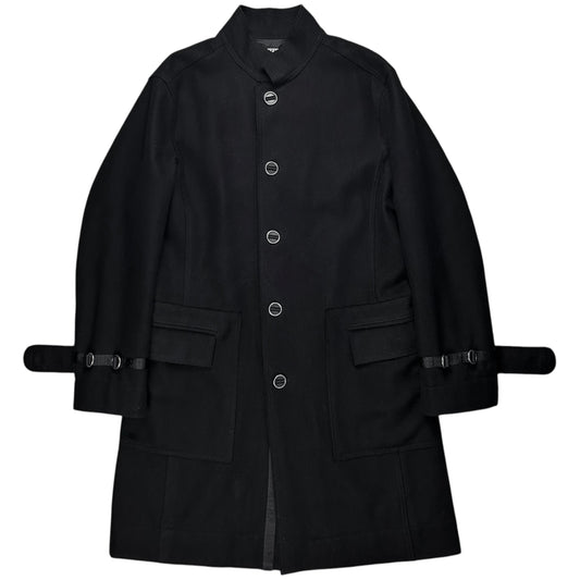 Dirk Bikkembergs Sleeve Belted Wool Coat