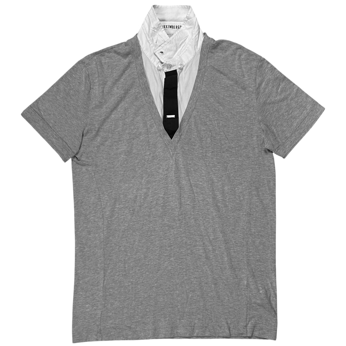 Dirk Bikkembergs Hybrid Button Up Tie T-Shirt - SS11