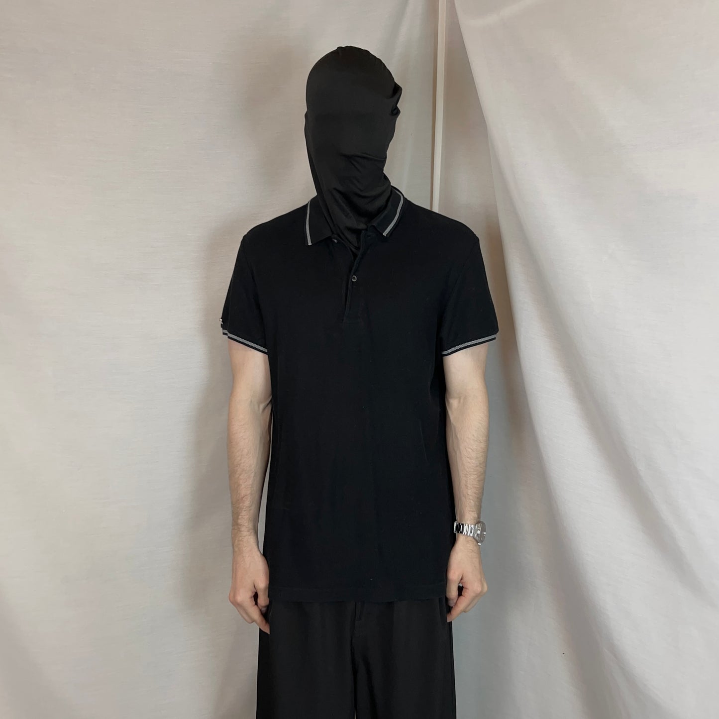 Dior Homme Contrast Stripe Polo Shirt - 2000s