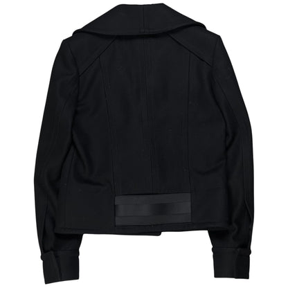 Gucci by Tom Ford Asymmetric Velcro Belted Cashmere Jacket - AW04