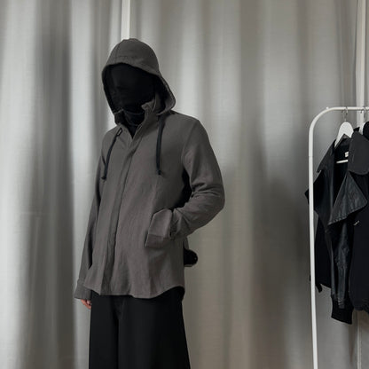 Ann Demeulemeester Hooded Wool Shirt