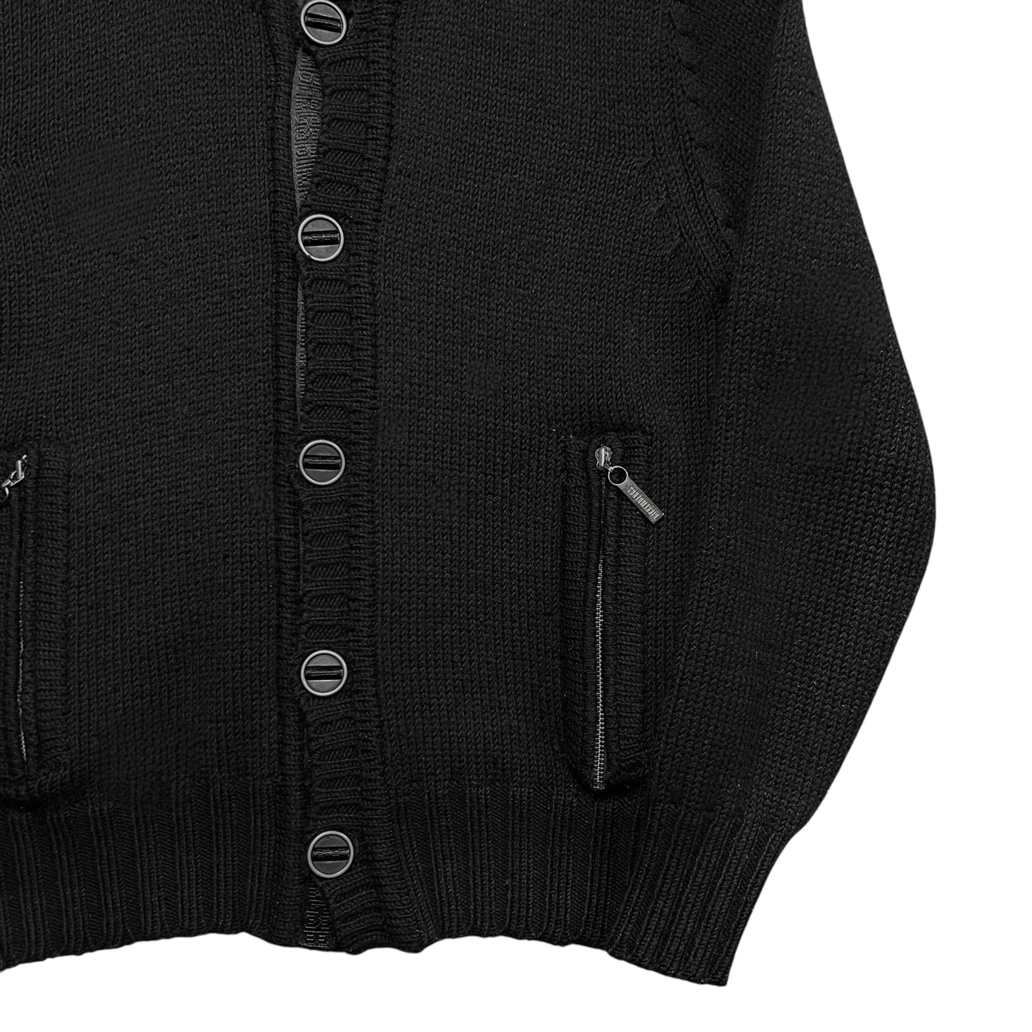 Dirk Bikkembergs Zip Pocket Knit Cardigan