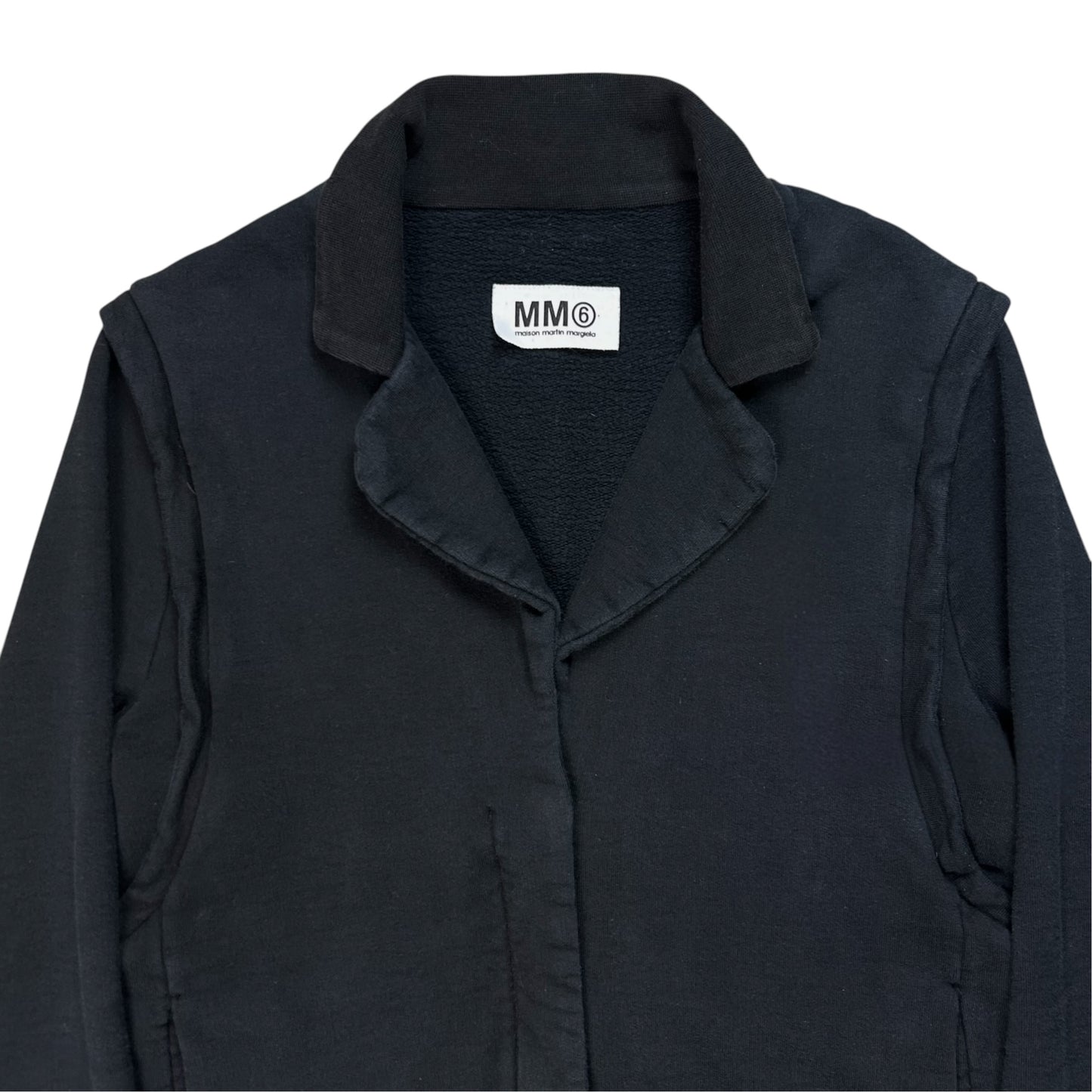 MM6 Maison Margiela Hybrid Lapel Zip Sweater - AW08