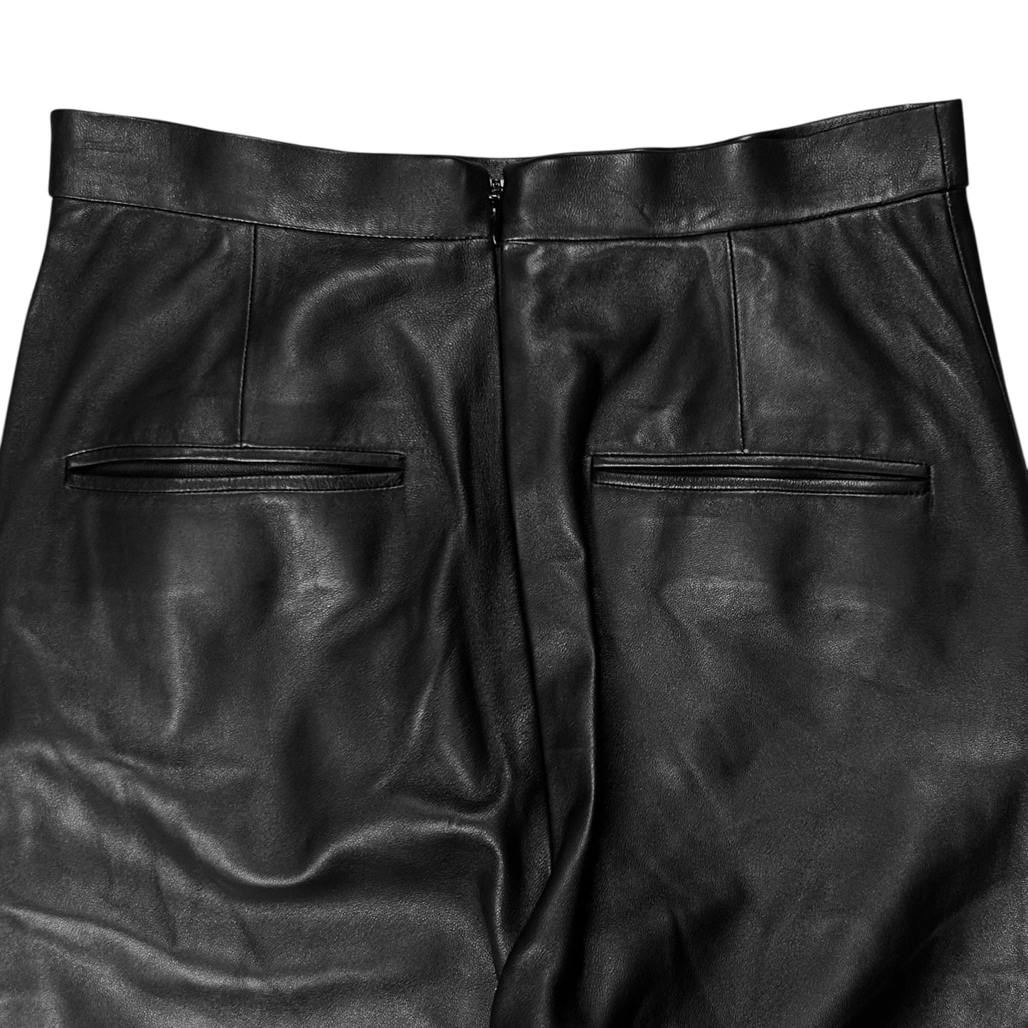 Balenciaga Dual Belted Leather Pants - AW11