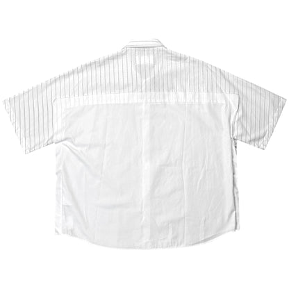 Maison Margiela Striped Patchwork Layer Shirt - SS20