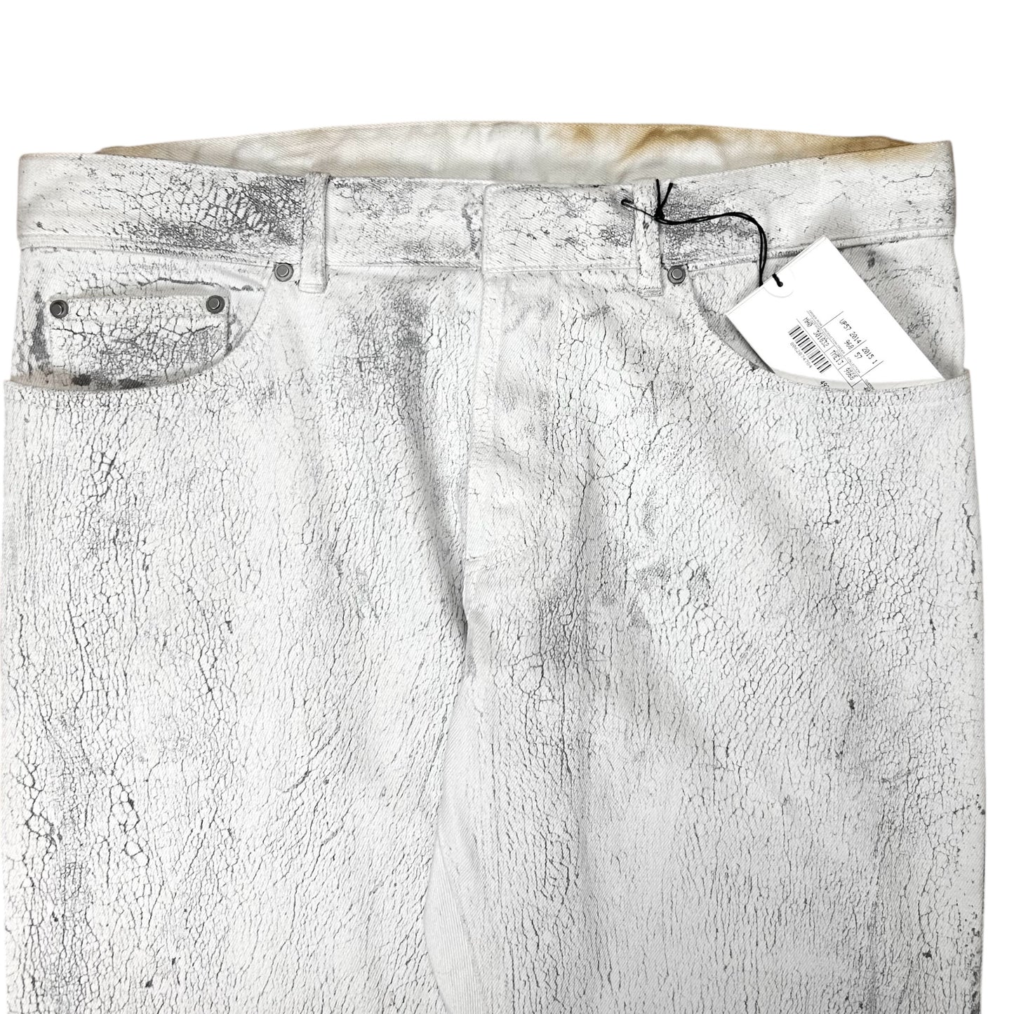 Balenciaga Cracked Optic Jeans - AW14