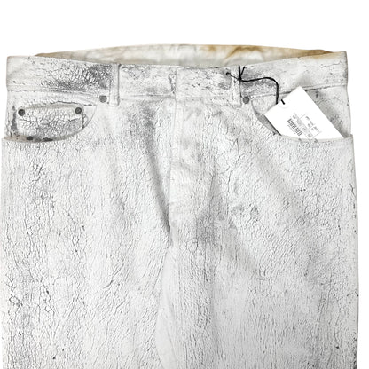 Balenciaga Cracked Optic Jeans - AW14