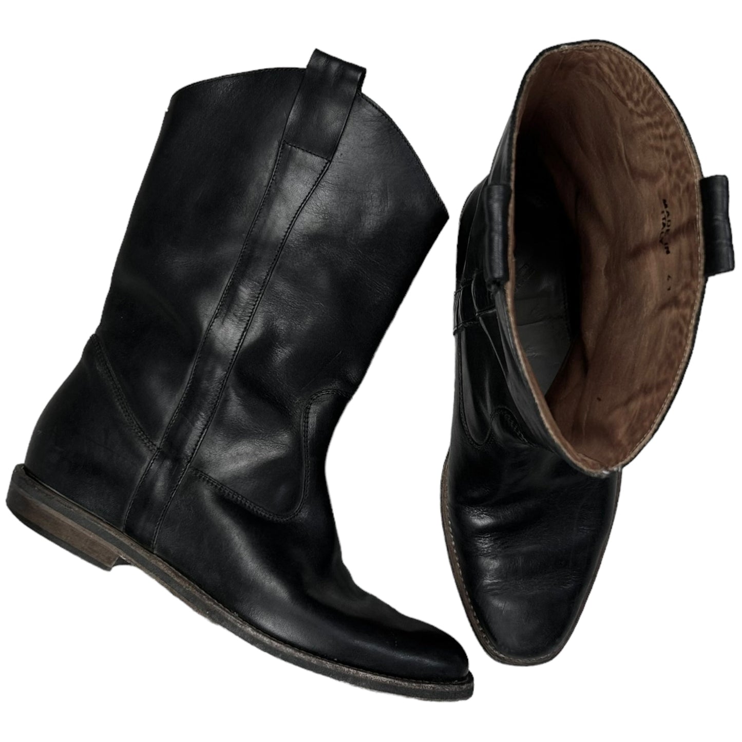 Maison Martin Margiela Panelled Cowboy Boots