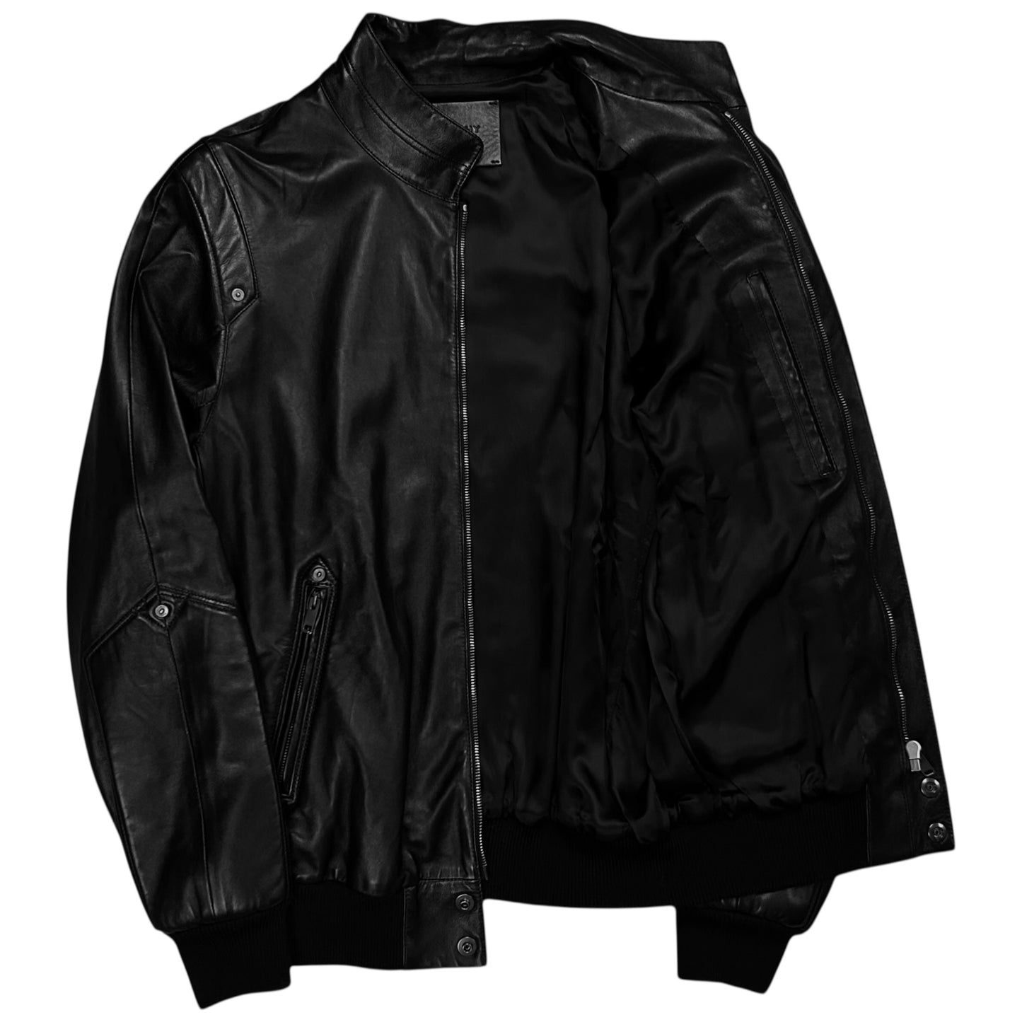 Givenchy Eyelet Stud Leather Bomber Jacket - AW13