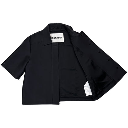 Jil Sander Cropped Silk Shirt Jacket - SS21