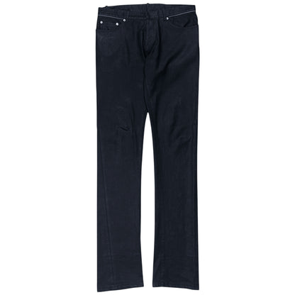 Balenciaga Waist Trimmed Waxed Jeans - SS13
