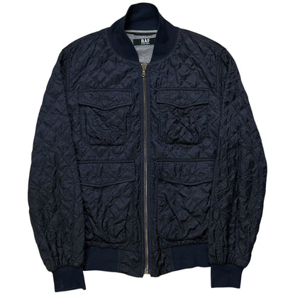 RAF by Raf Simons Quilted Cargo Bomber Jacket - AW05