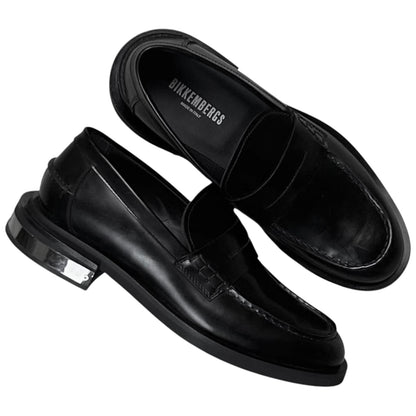 Dirk Bikkembergs Metal Heel Loafers - 2010s
