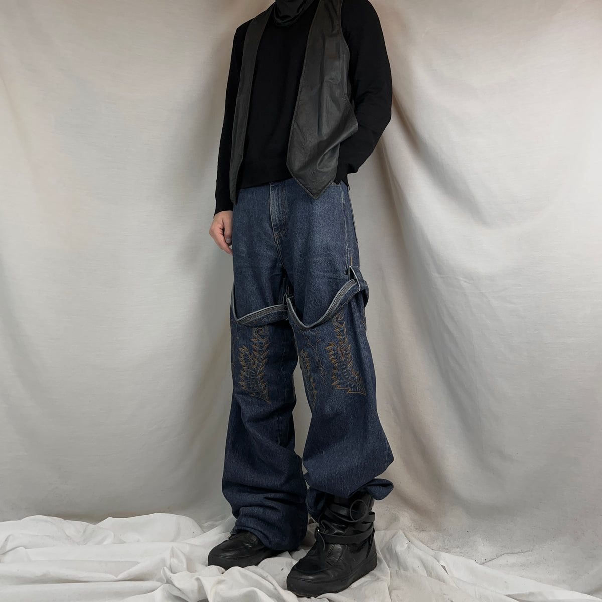 Y/Project Maxi Cowboy Cuff Jeans - SS22