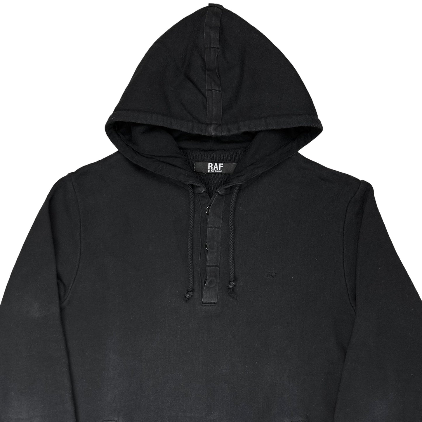 RAF by Raf Simons Button Neck Hoodie - AW08