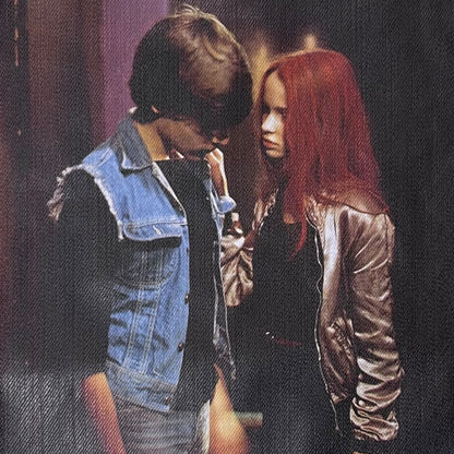 Raf Simons Christiane F Couples Denim Tote Bag - AW18