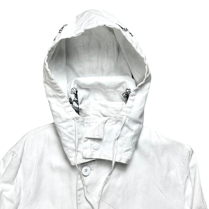 Ann Demeulemeester Hood Embroidered Field Jacket - SS14