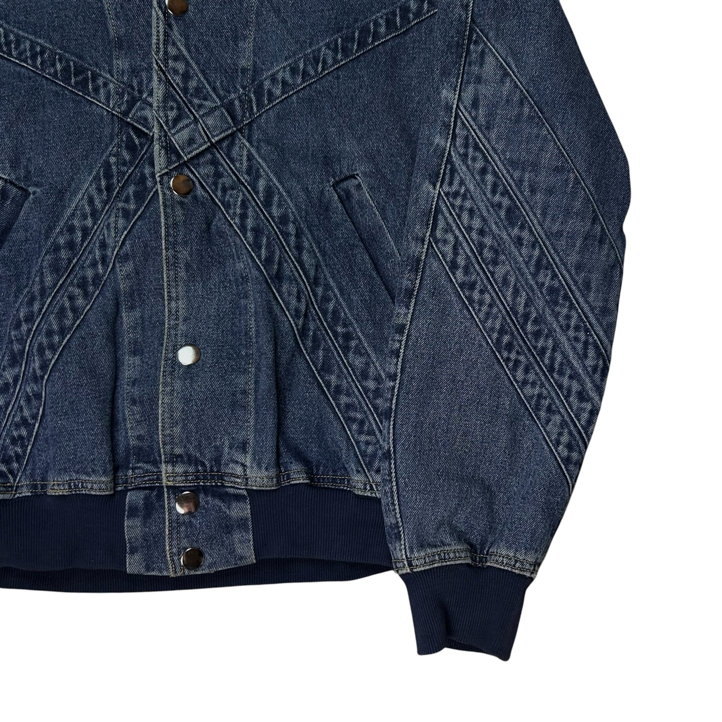 Stefan Cooke Quilted Denim Bomber Jacket - AW21