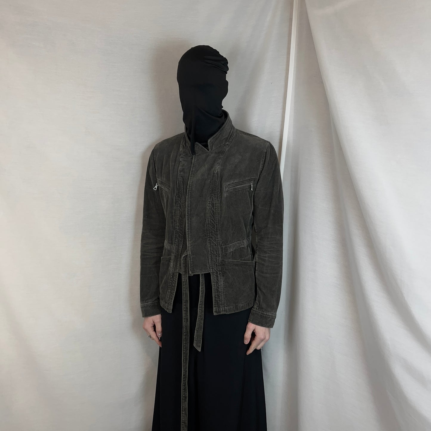 Dries Van Noten Deconstructed Strap Corduroy Blazer - SS11