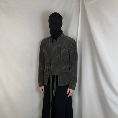 Dries Van Noten Deconstructed Strap Corduroy Blazer - SS11