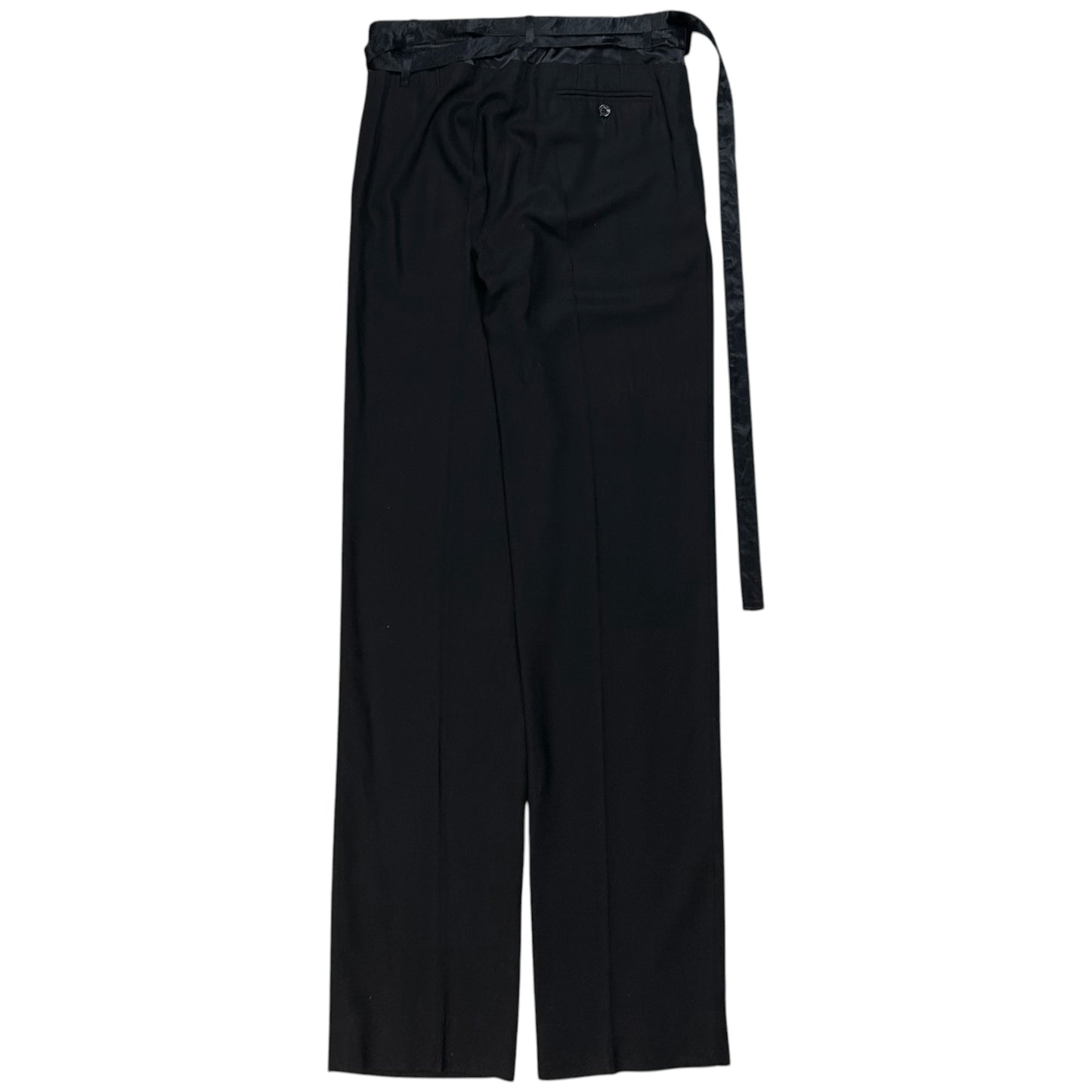 Ann Demeulemeester Dual Waistband Bondage Belt Trousers - AW04