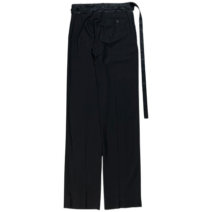 Ann Demeulemeester Dual Waistband Bondage Belt Trousers - AW04