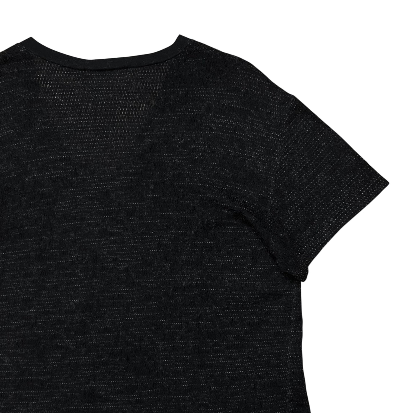 Dior Homme Perforated Wool V-Neck T- Shirt - SS11