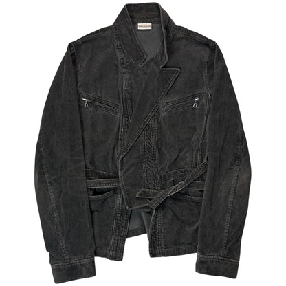 Dries Van Noten Deconstructed Strap Corduroy Blazer - SS11