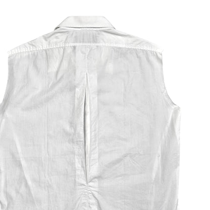 Raf Simons Sleeveless Pleated Shirt - SS99