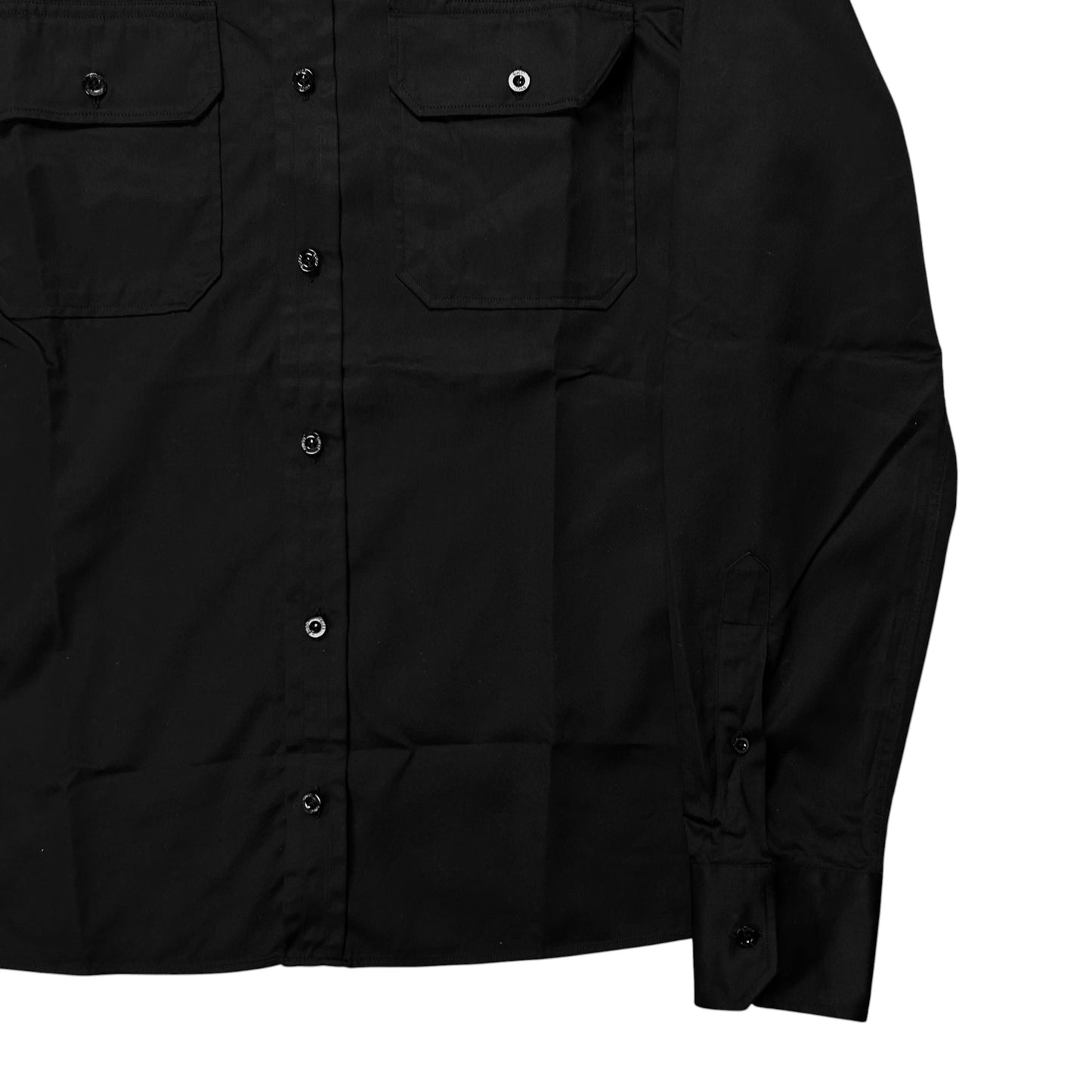 Gucci by Tom Ford Military Satin Shirt - 90s