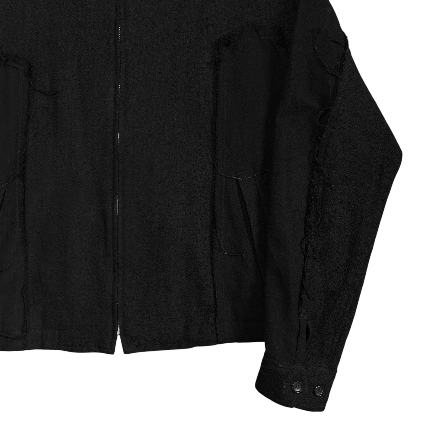 Comme des Garçons Shirt Distressed Reinforcement Bomber Jacket - AW16