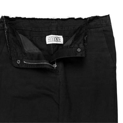 Maison Martin Margiela Flared Cut Off Waist Pants - SS05