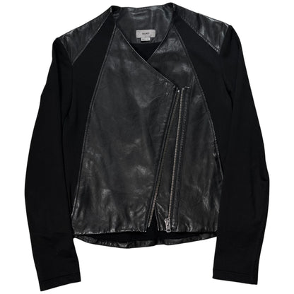 Helmut Lang Asymmetric Panel Leather Jacket - AW11