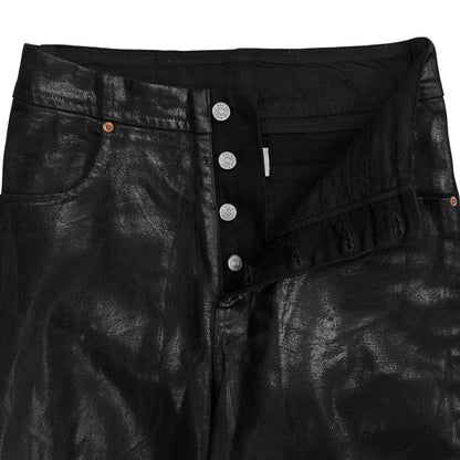 MM6 Maison Margiela Waxed Exposed Button Jeans - SS22