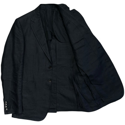 Gucci by Tom Ford Shoulder Padded Linen Blazer