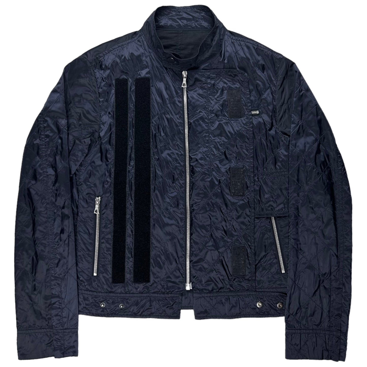 Dries Van Noten Quilted Velcro Work Jacket - SS13