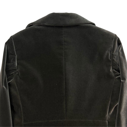 Jil Sander by Raf Simons Velour Snap Blazer - 00s