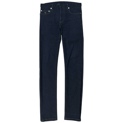 Dior Homme Bee Embroidery Raw Skinny Jeans - 2010s