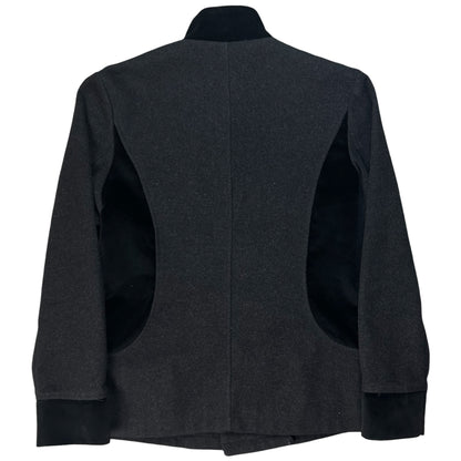 Comme des Garcons Homme Velour Appliqué Officer Jacket - SS06