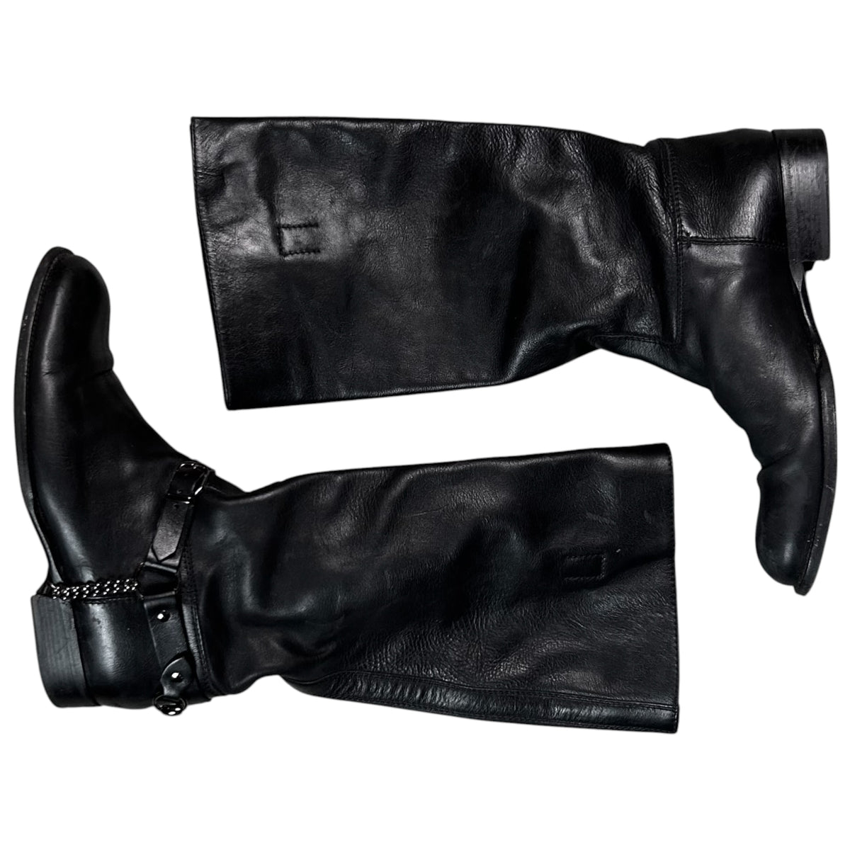 Gucci by Frida Giannini Horsebit Harness Riding Boots - AW06