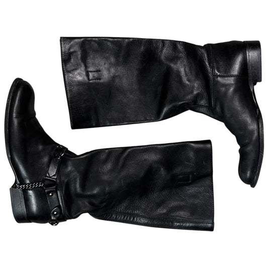 Gucci by Frida Giannini Horsebit Harness Riding Boots - AW06