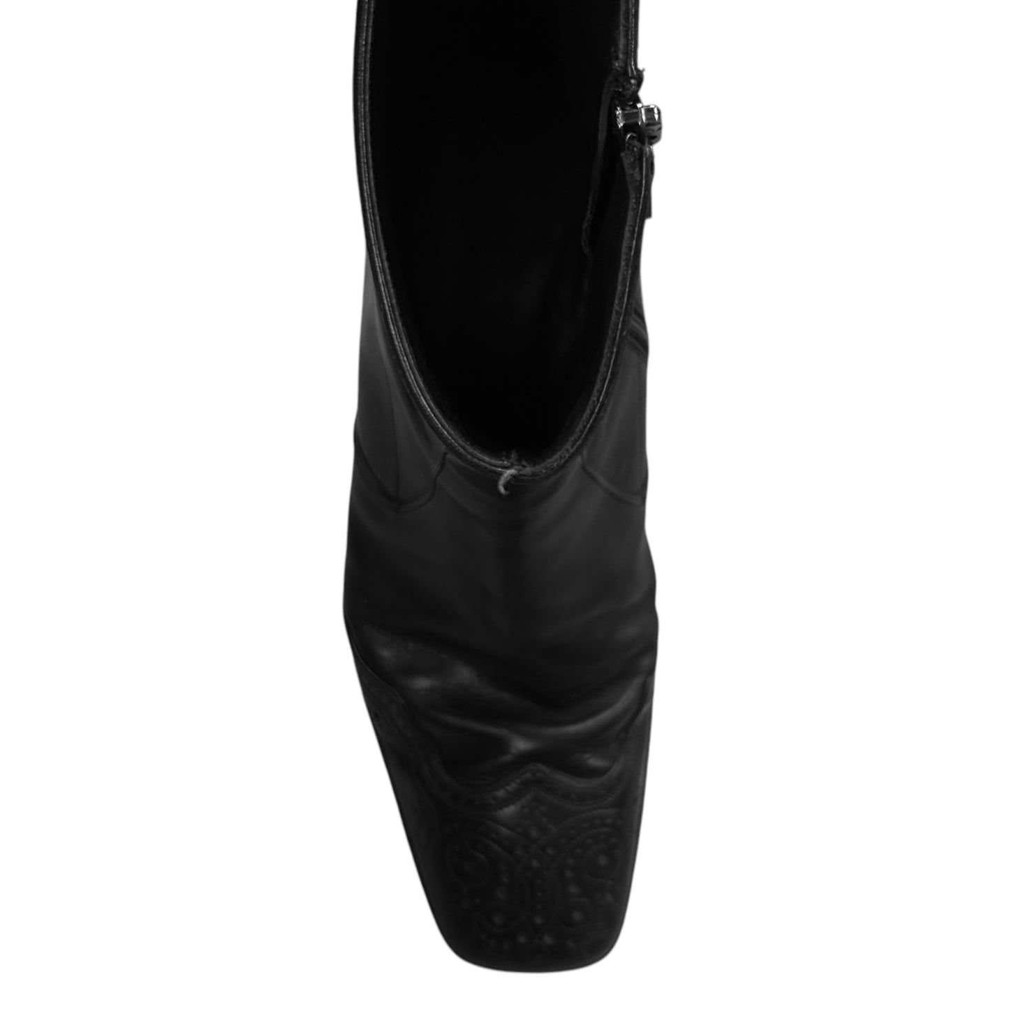 Prada Squared Cowboy Zip Boots